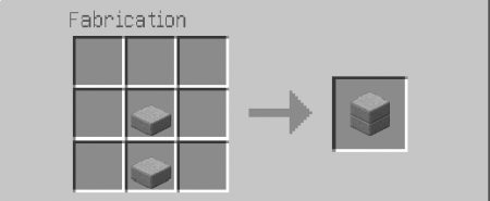 Fabrication du block double-dalle