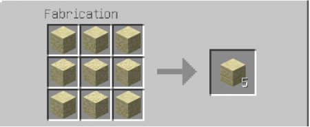 Fabrication du block solide de sable sculter